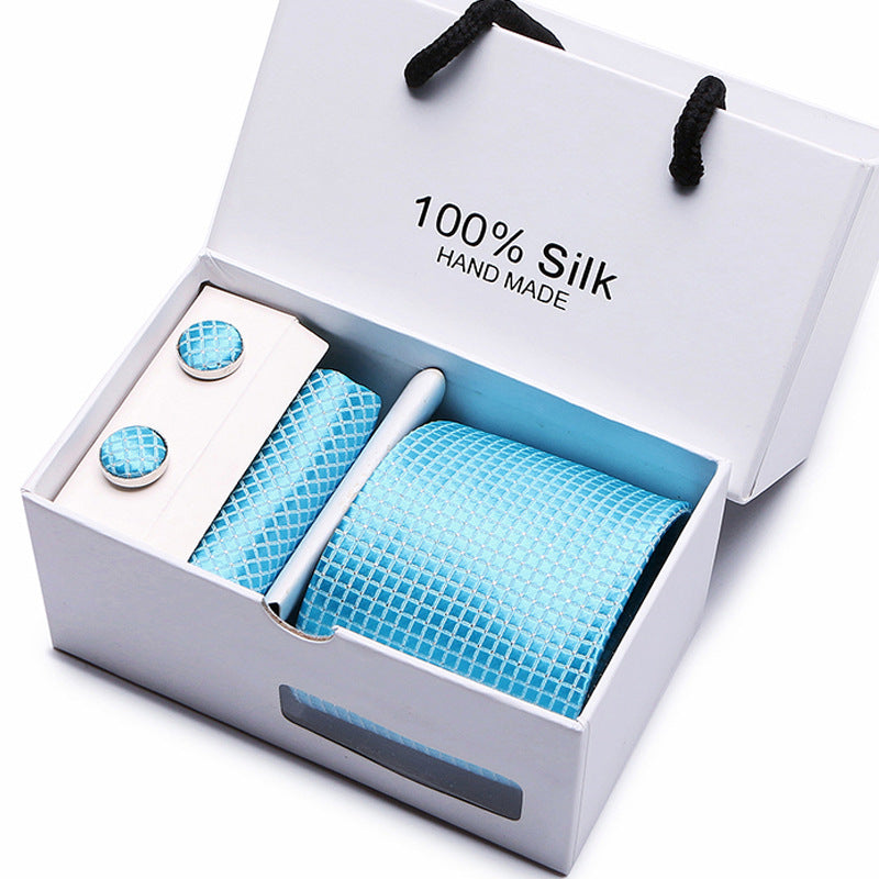 Men's Tie Spot Gift Box 5 Pcs Suit Group Tie Business Formal Wedding Tie