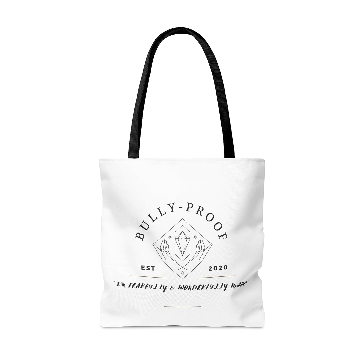 Bully-Proof Logo Tote Bag (AOP)