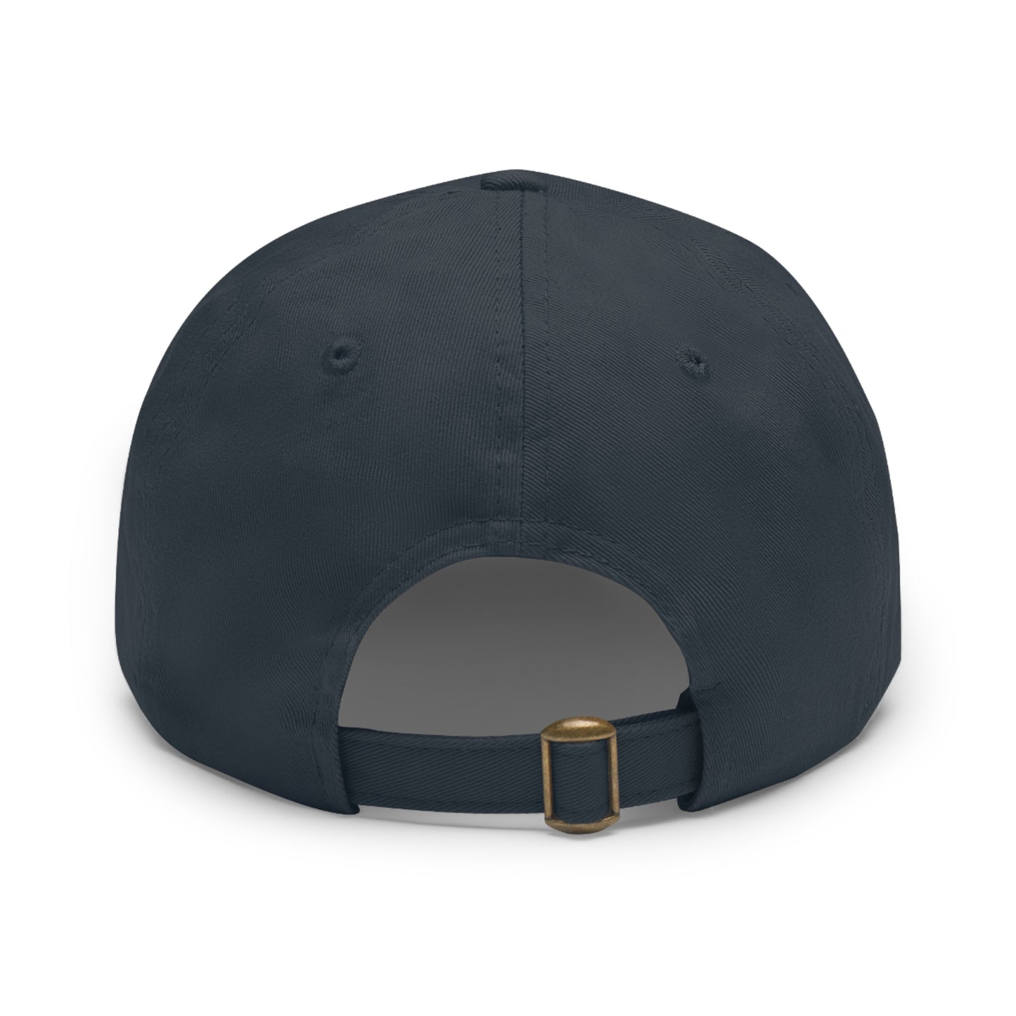 Bully-Proof Strength Dad Hat with Leather Patch (Rectangle)