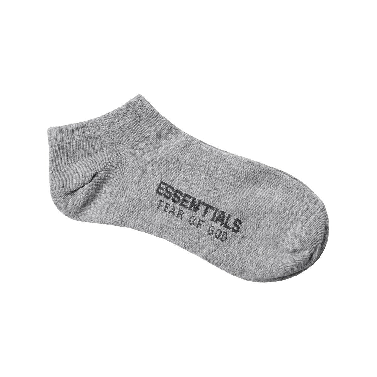 FEAR OF GOD DOUBLE LINE ESSENTIALS Mens and Women's High Street FOG Letter Fashion Brand Sports Socks Boat Socks Versatile