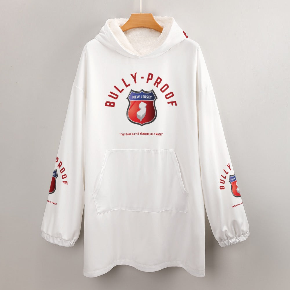 Bully-Proof Women's Adult Hooded Blanket Shirt