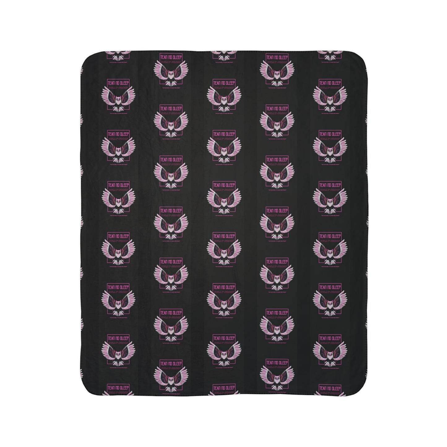 Bully-Proof Team No Sleep Fleece Sherpa Blanket