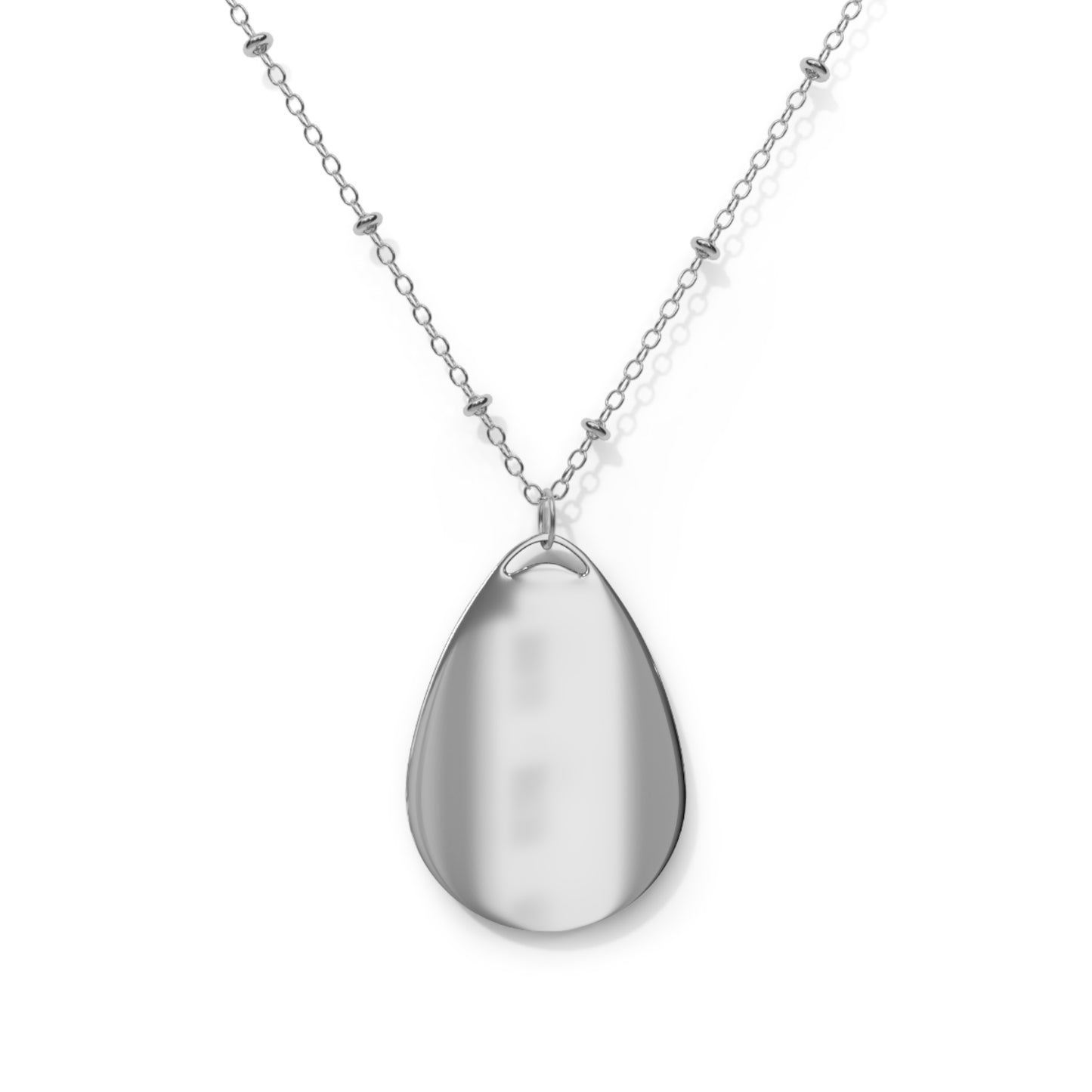 Bully-Proof Logo Oval Necklace