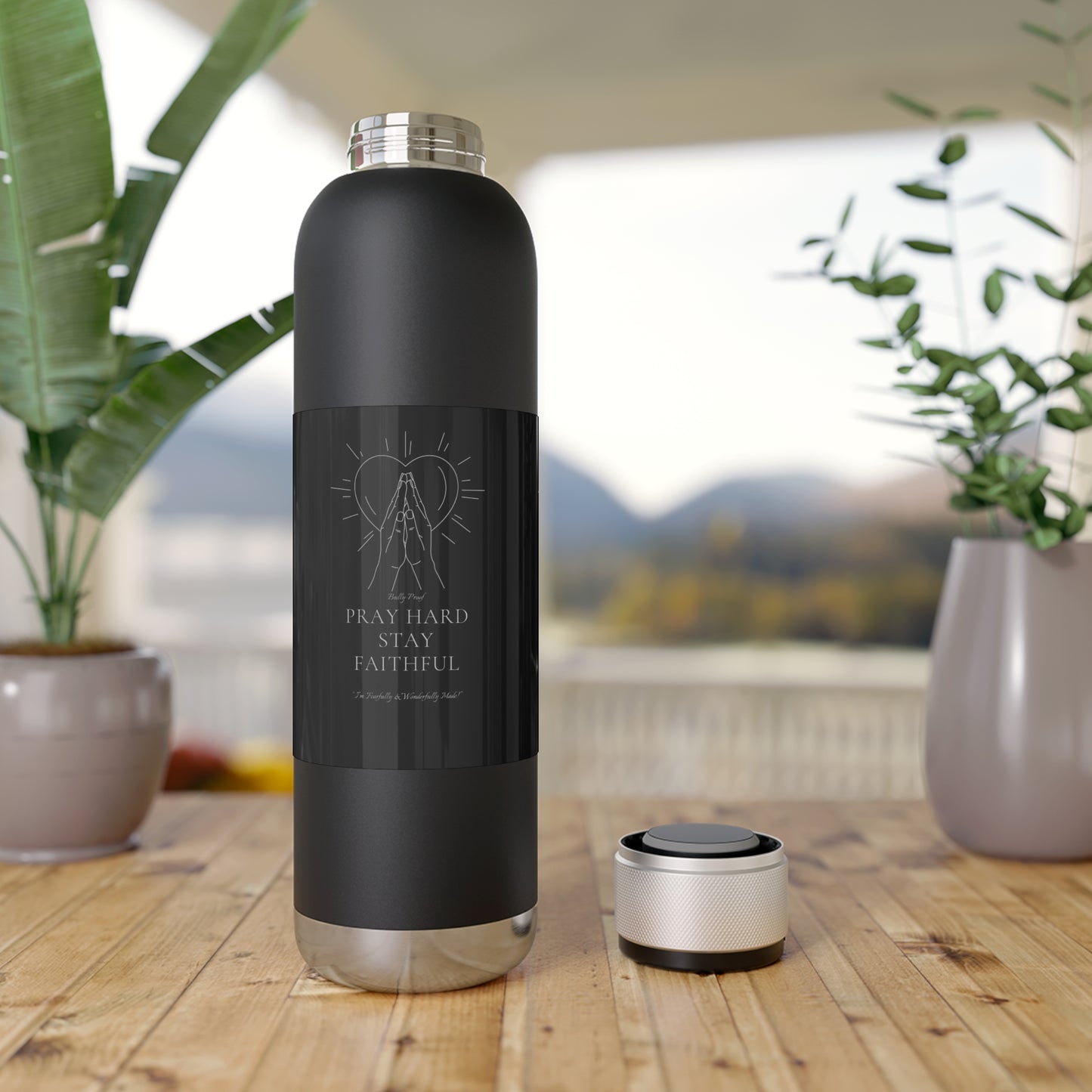 Bully-Proof Soundwave Copper Vacuum Audio Bottle 22oz