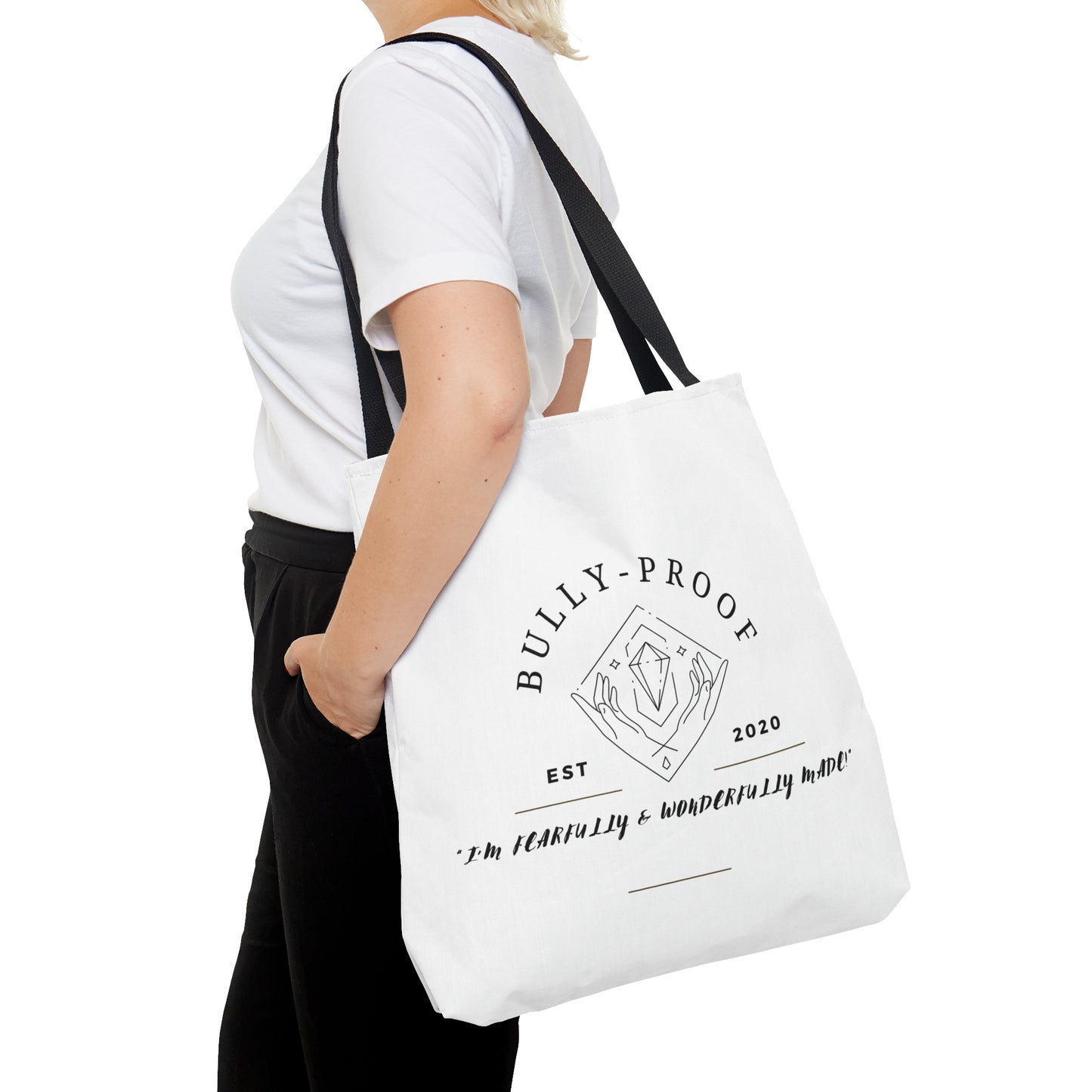 Bully-Proof Logo Tote Bag (AOP)