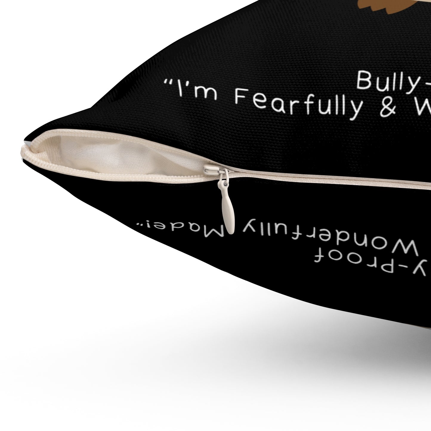 Bully-Proof Spun Polyester Square Pillow