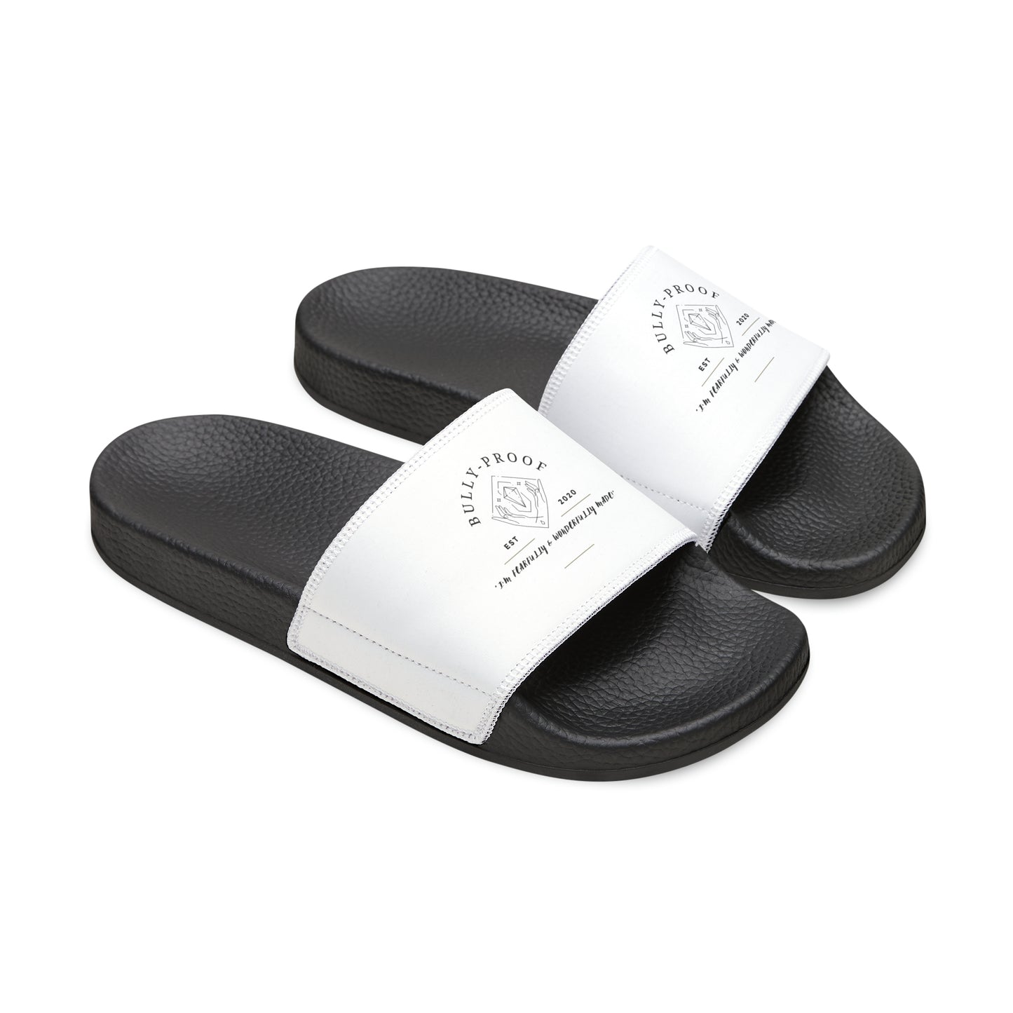 Bully-Proof Logo Men's PU Slide Sandals