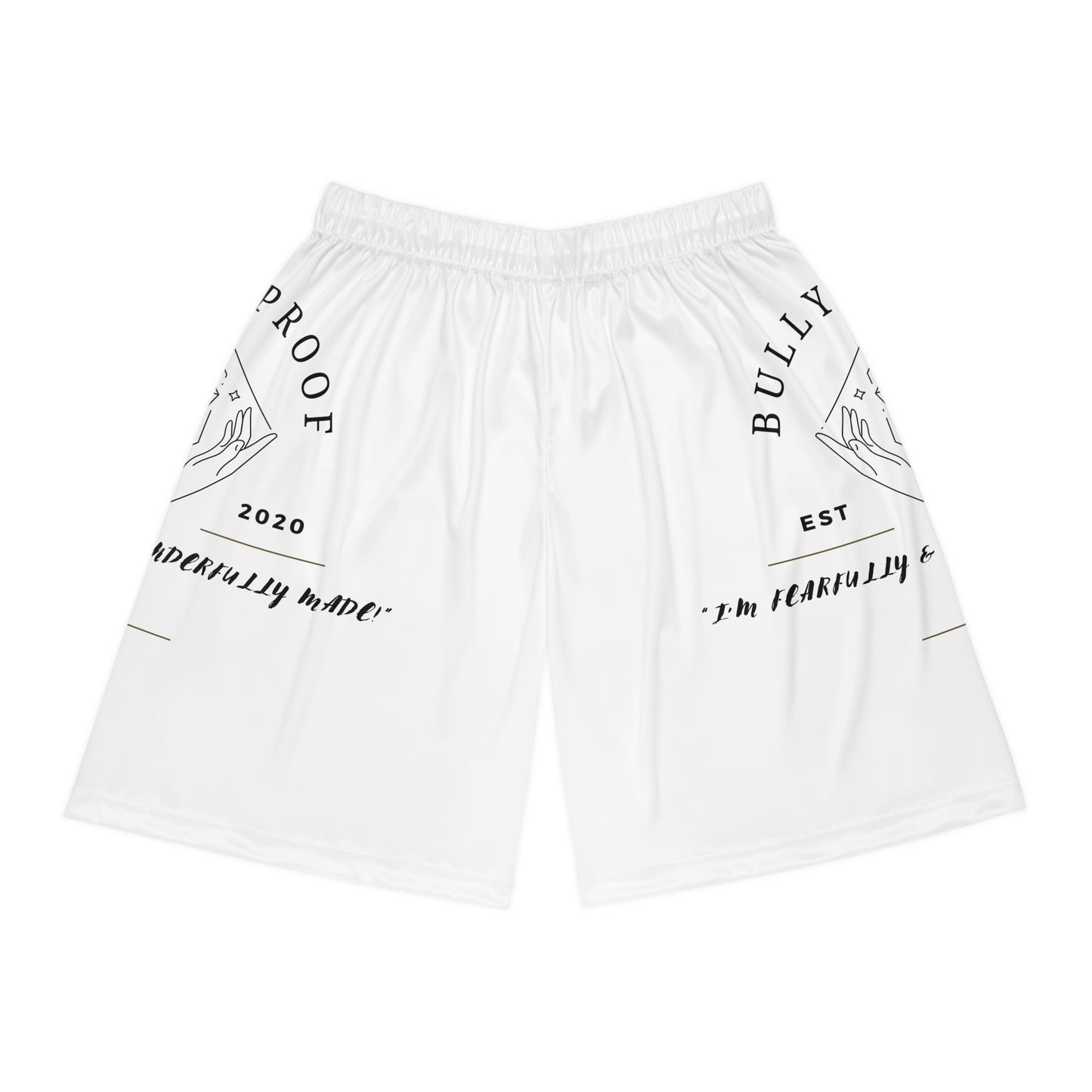 Bully-Proof Logo Basketball Shorts (AOP)