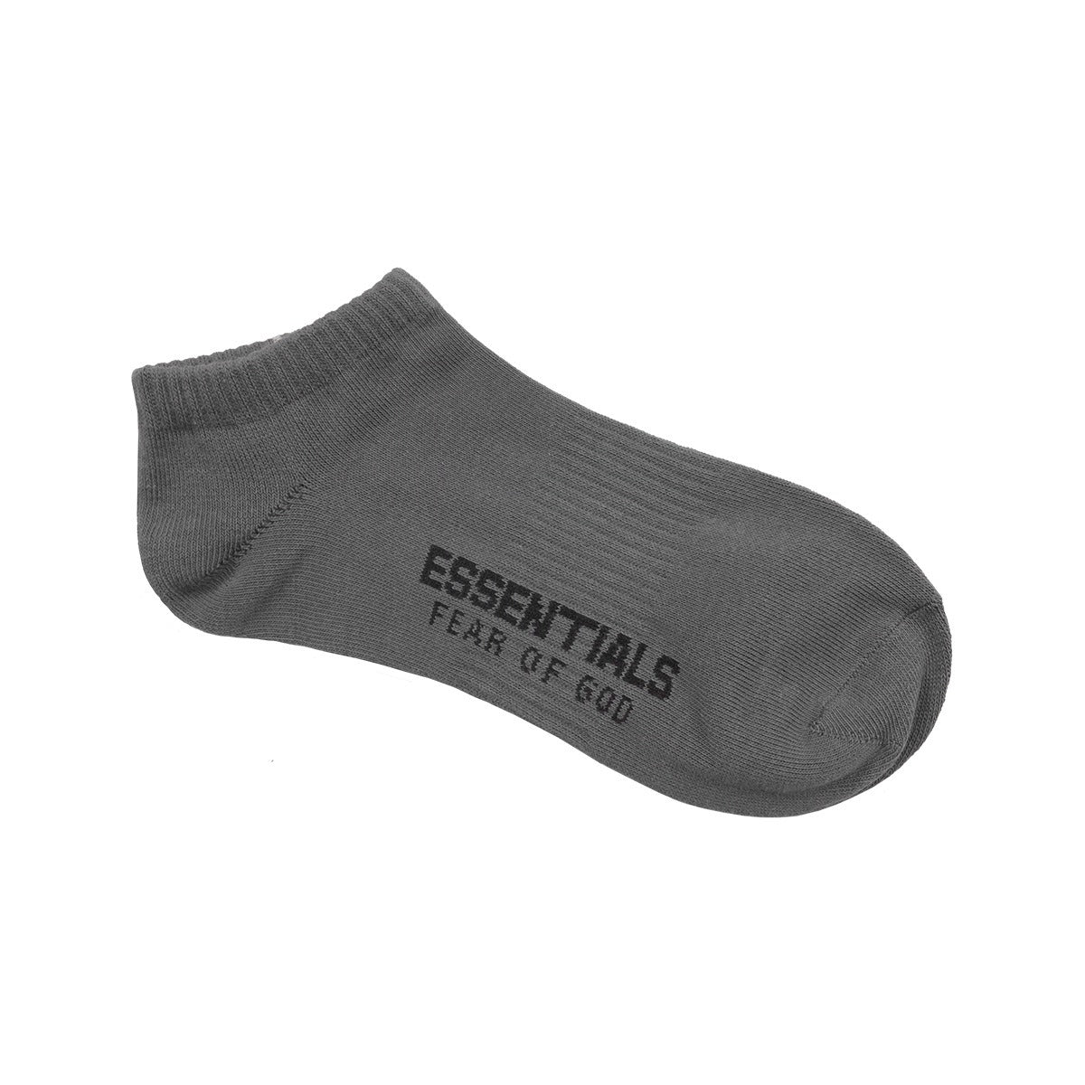 FEAR OF GOD DOUBLE LINE ESSENTIALS Mens and Women's High Street FOG Letter Fashion Brand Sports Socks Boat Socks Versatile