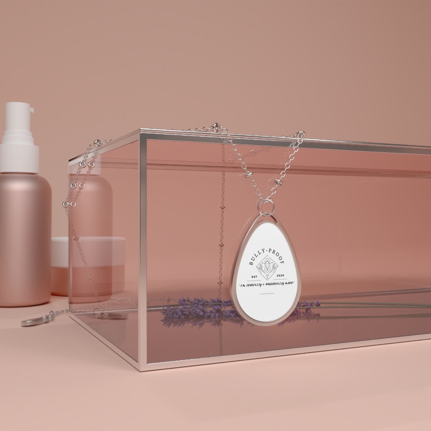 Bully-Proof Logo Oval Necklace