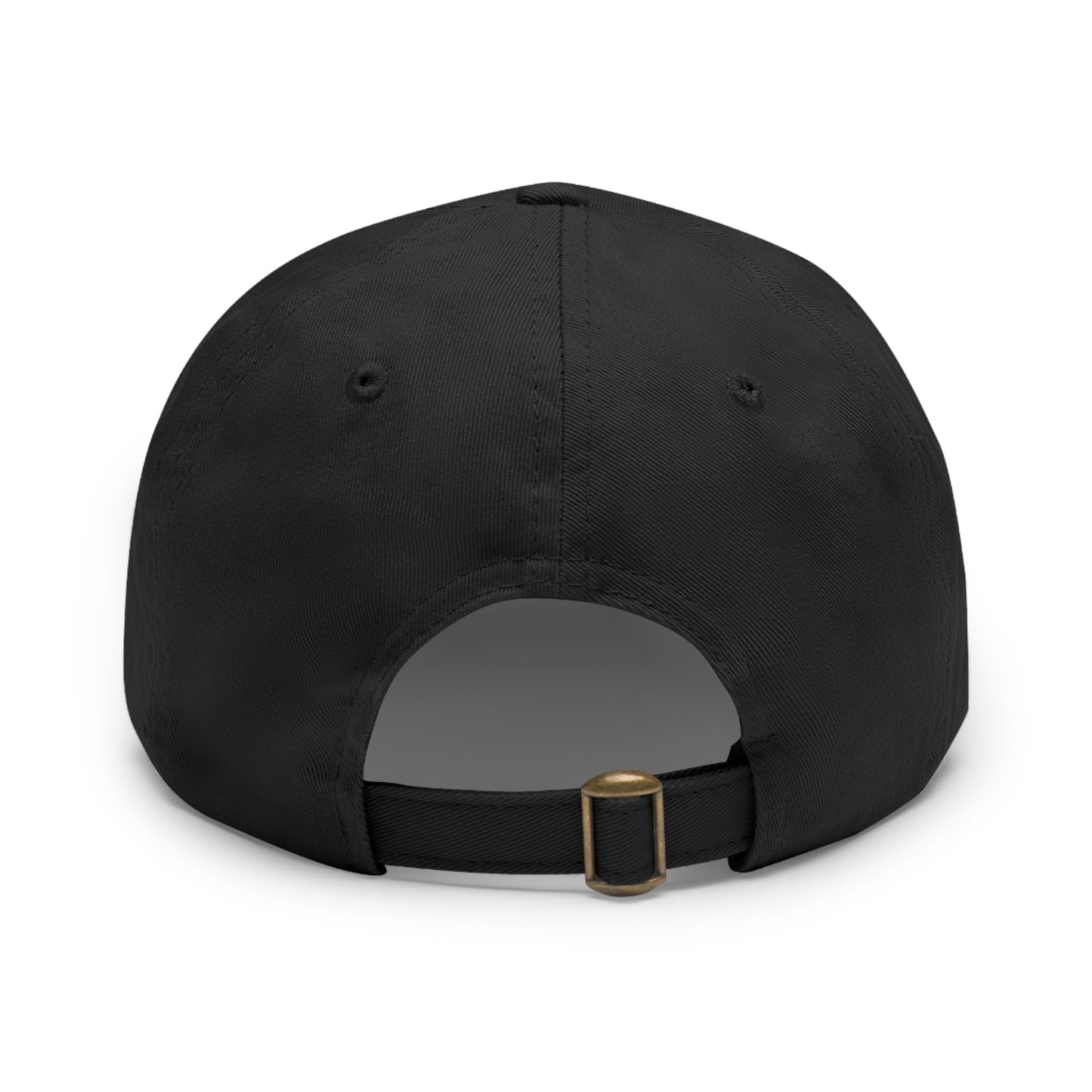 Bully-Proof Strength Dad Hat with Leather Patch (Rectangle)