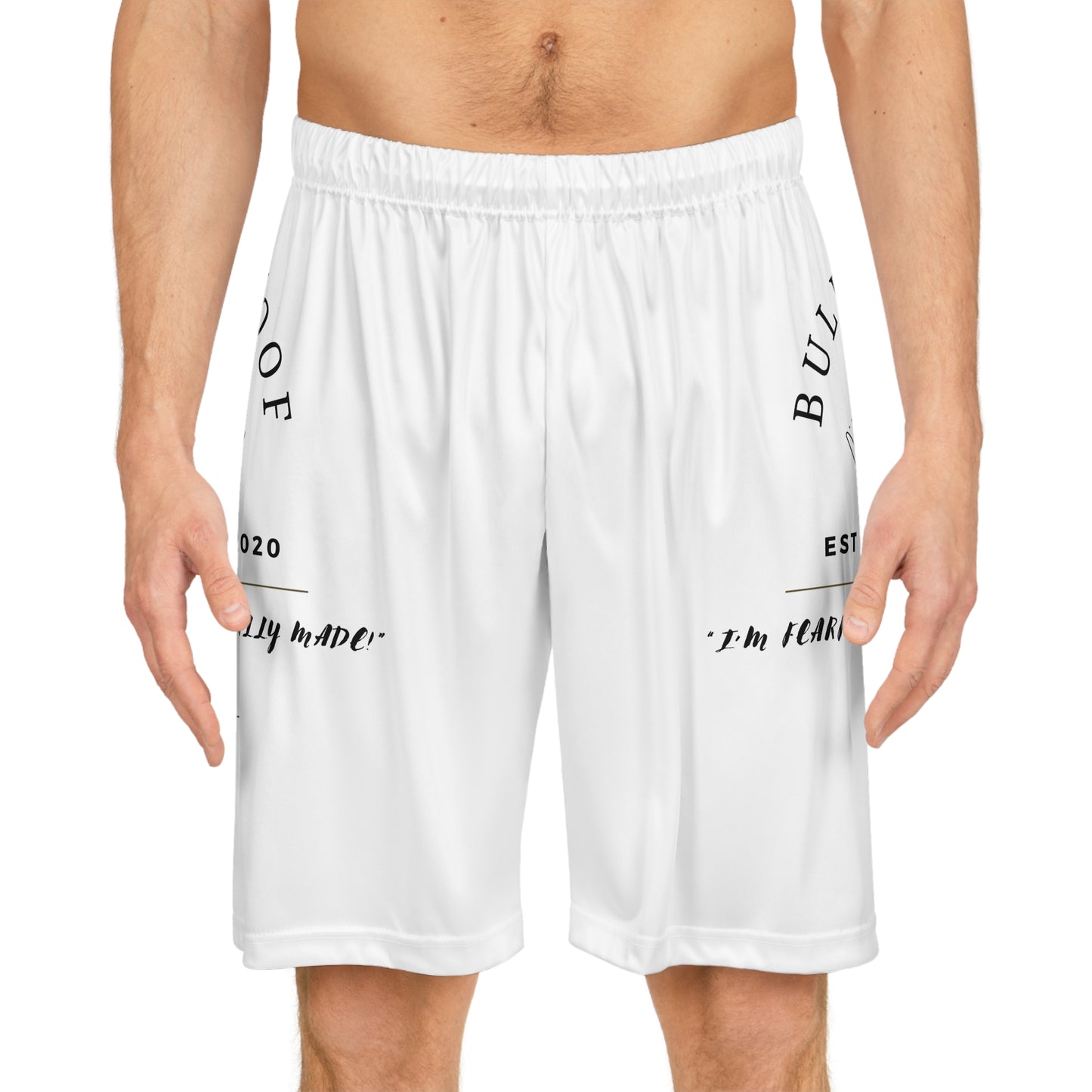 Bully-Proof Logo Basketball Shorts (AOP)