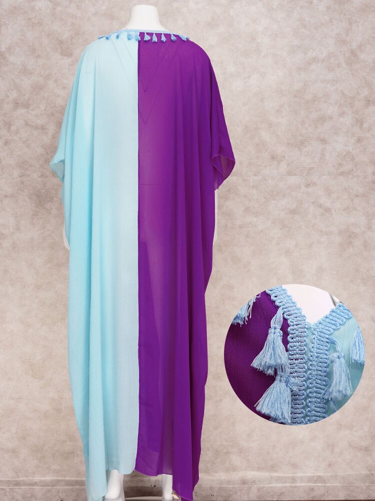 Spring And Summer New Women's Clothing Middle East Tassel Tassels Dress Muslim Robe Long Skirt