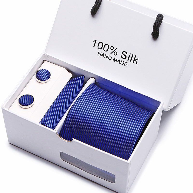 Men's Tie Spot Gift Box 5 Pcs Suit Group Tie Business Formal Wedding Tie