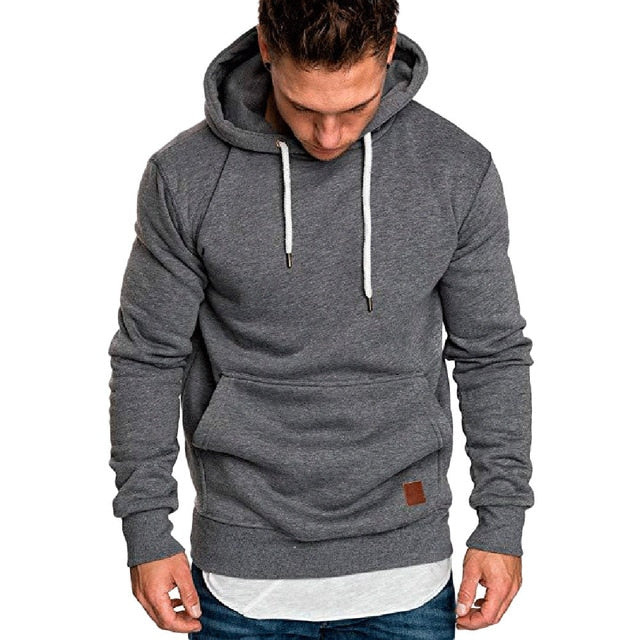 sweatshirt men NEW hoodies brand male long sleeve solid hoodie big size