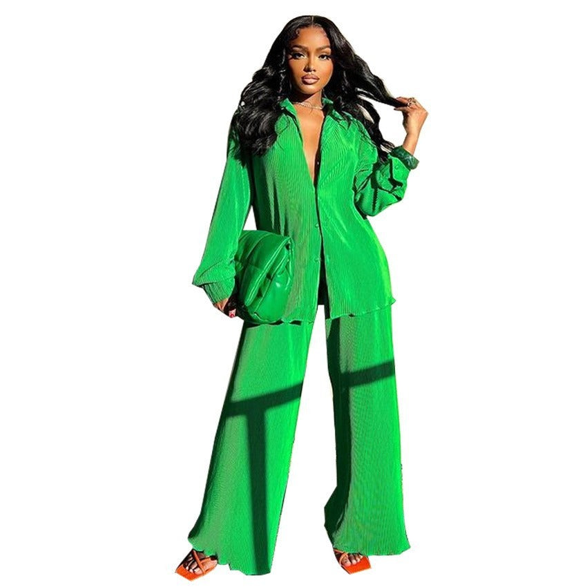 Solid Color Women Breathable High Waist Women Outfit Set