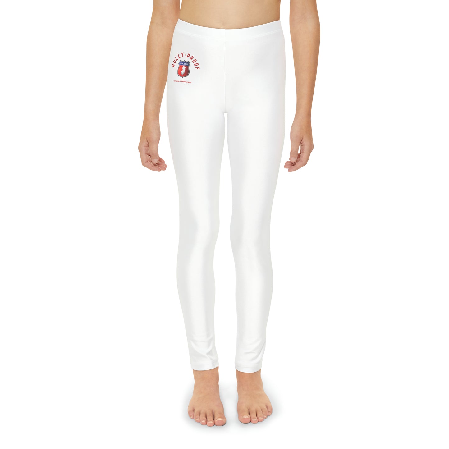 Bully-Proof NJ Youth Full-Length Leggings (AOP)