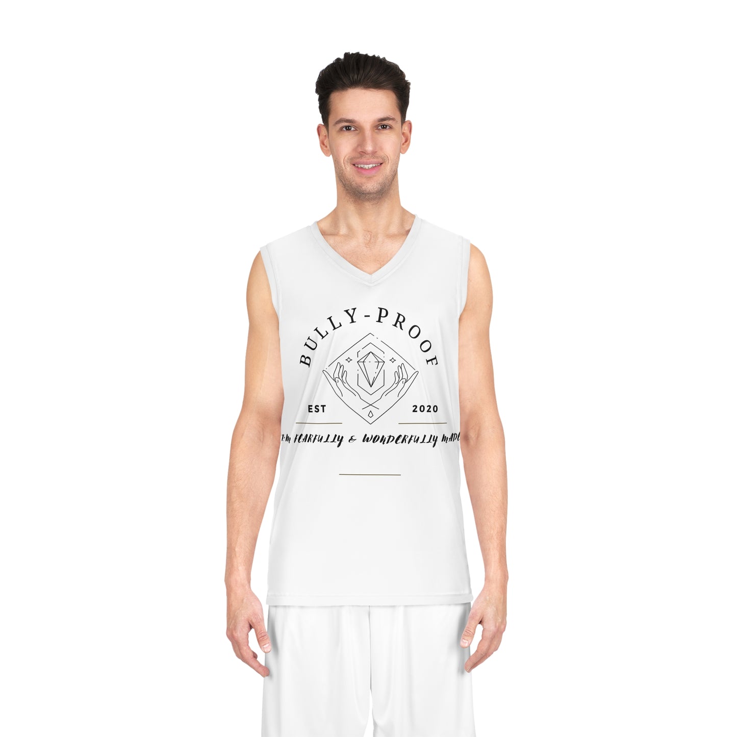 Bully-Proof Logo Basketball Jersey (AOP)