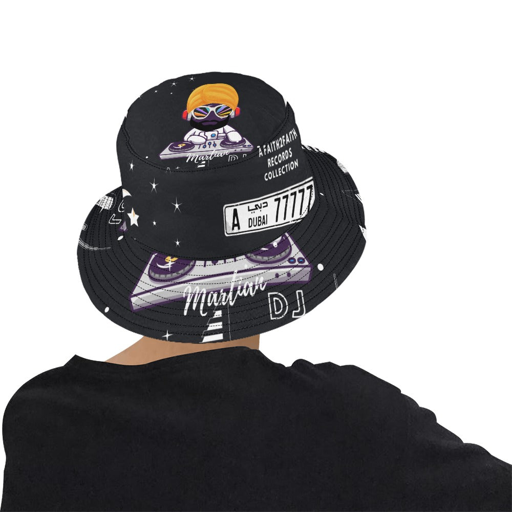 Faith2Faith Records Dubai Men's All Over Print Bucket Hat
