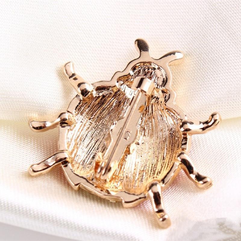 Ladybug Brooches Rhinestone Brooch