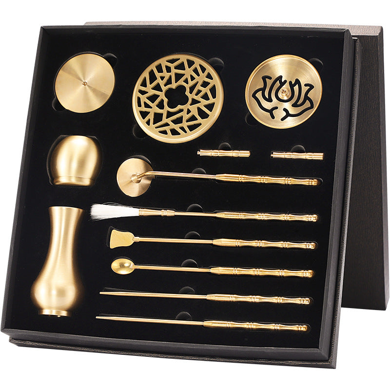 Fragrant Seal Incense Burner Sealing Tool Incense Incense Burner Incense Incense Burner Powder Sandalwood Agaric Gift Box
