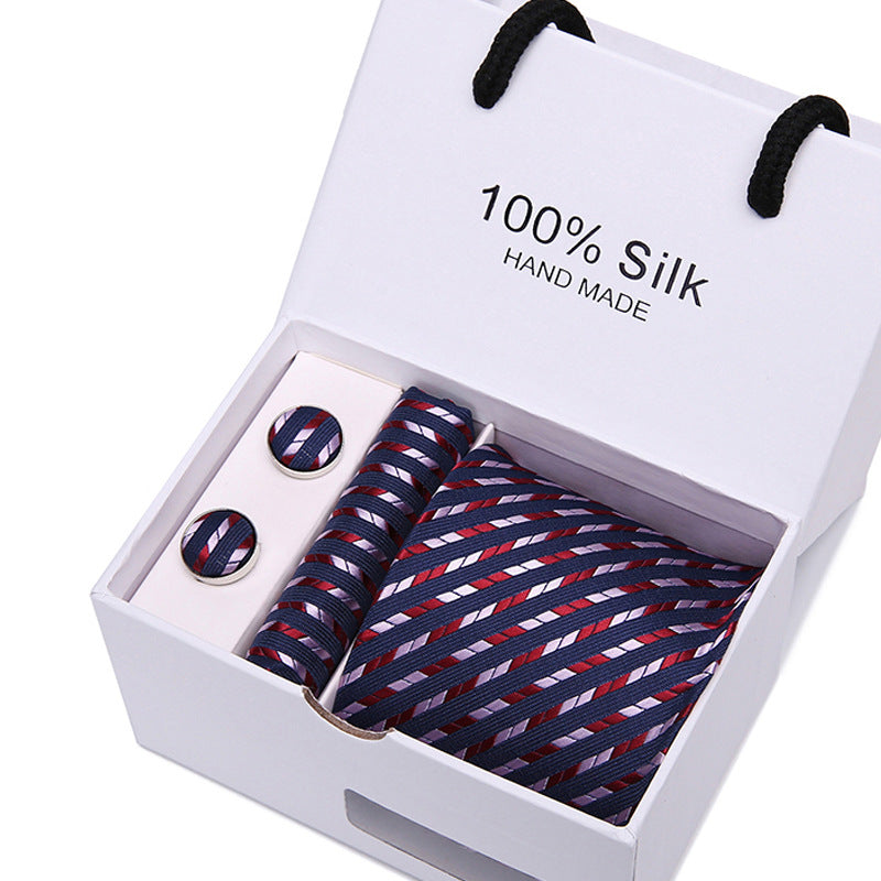 Men's Tie Spot Gift Box 5 Pcs Suit Group Tie Business Formal Wedding Tie