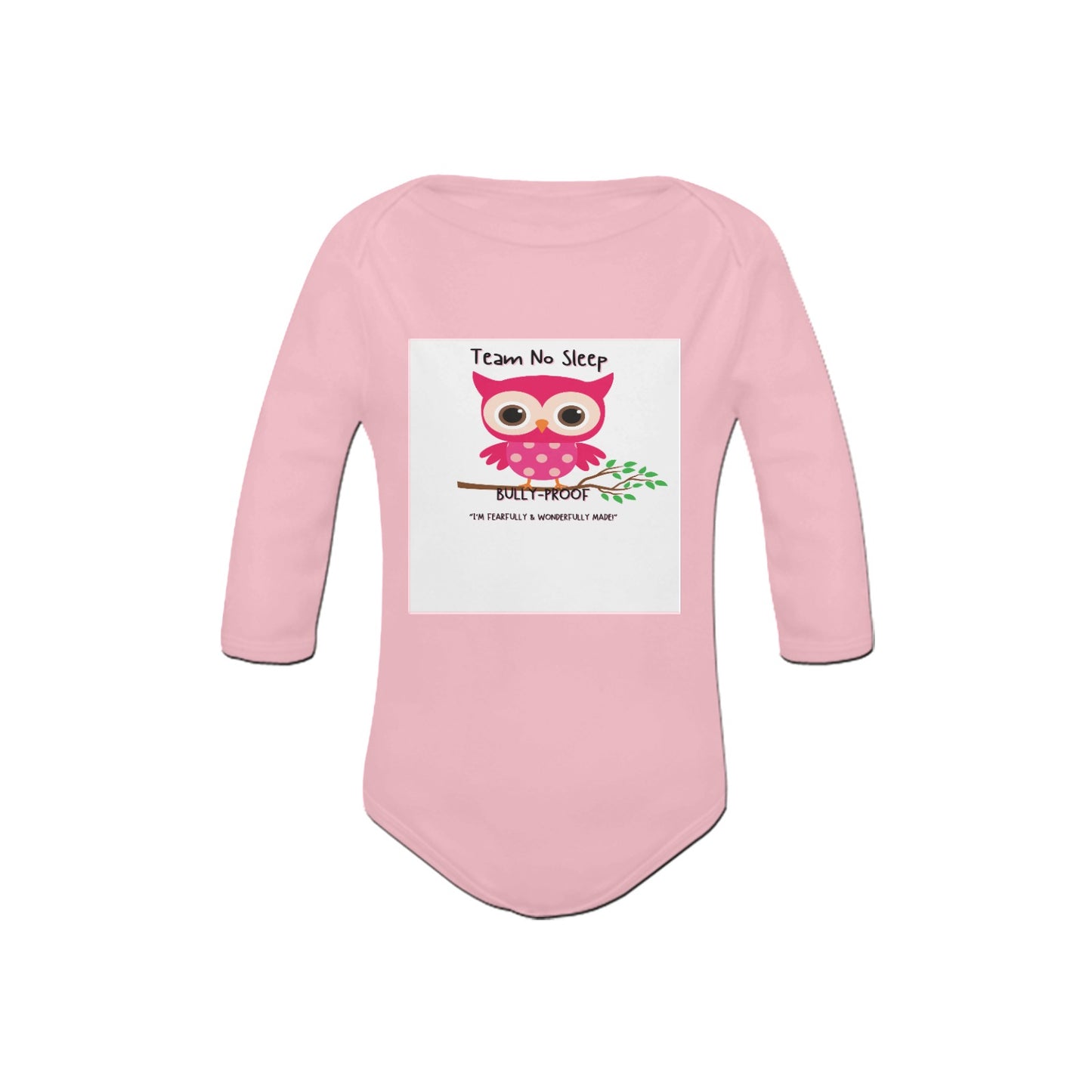 Bully-Proof Baby Powder Organic Long Sleeve One Piece (Model T27)