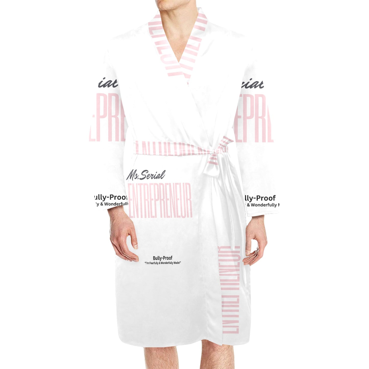 Bully-Proof Women's Long Sleeve Belted Night Robe (H56)