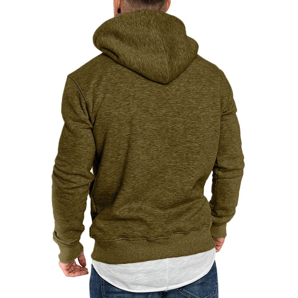 sweatshirt men NEW hoodies brand male long sleeve solid hoodie big size