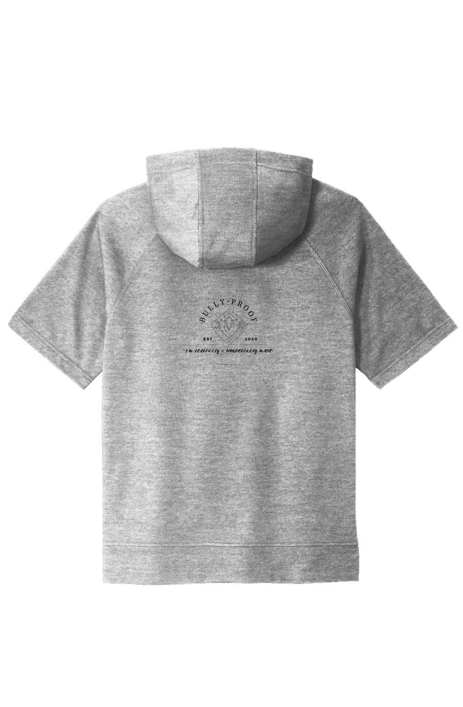Bully-Proof Tri-Blend Fleece S/S Hooded Pullover