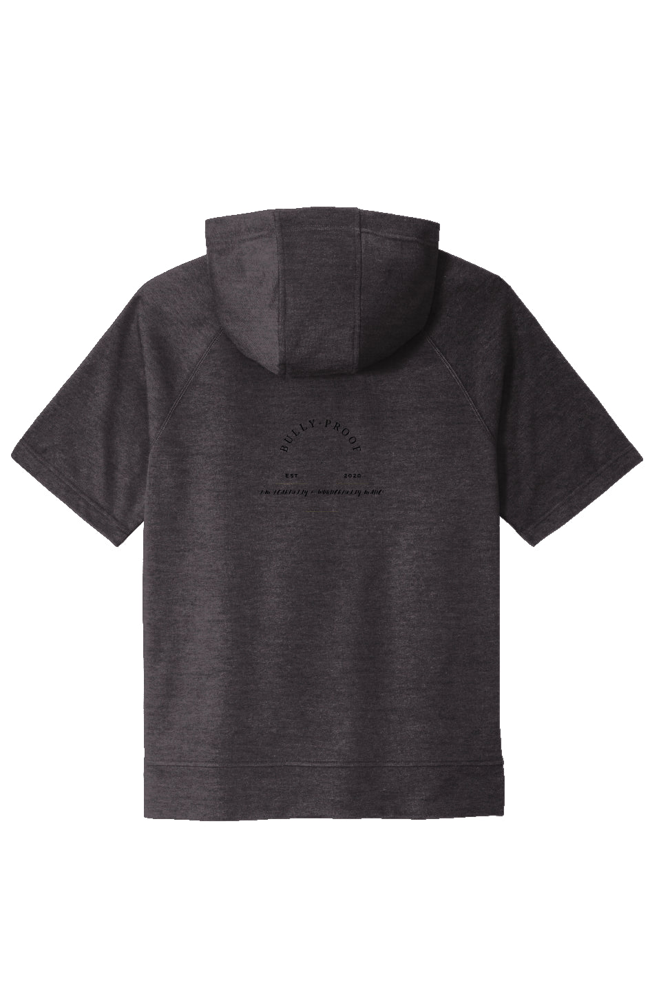 Bully-Proof Tri-Blend Fleece S/S Hooded Pullover