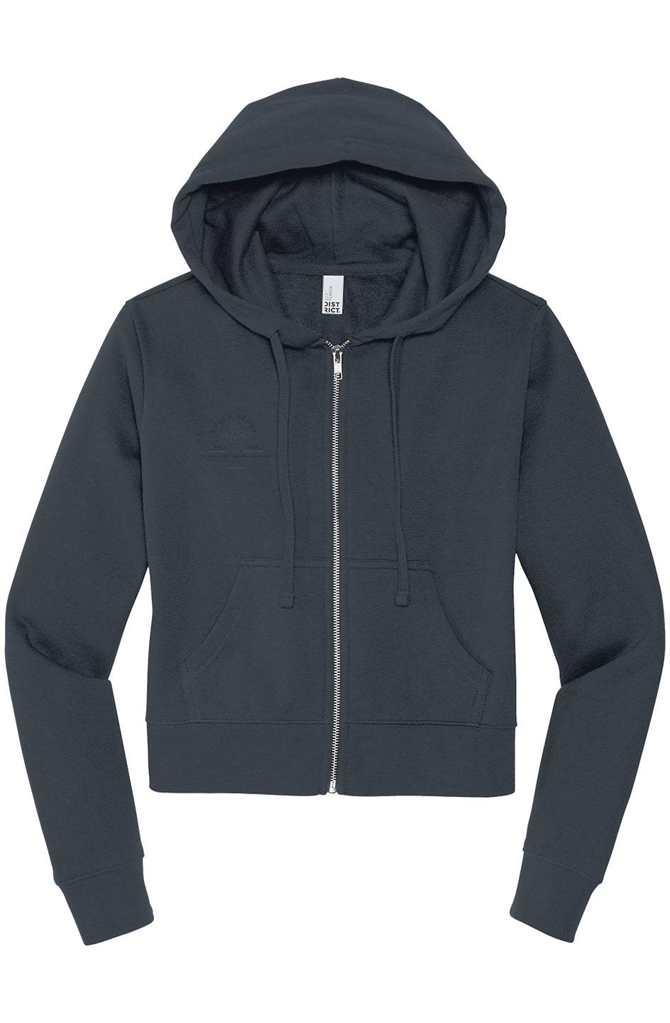 Bully-Proof District Womens Zip Hoodie