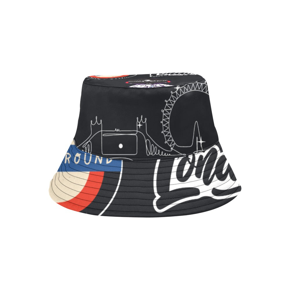 Faith2Faith Records London Men's All Over Print Bucket Hat