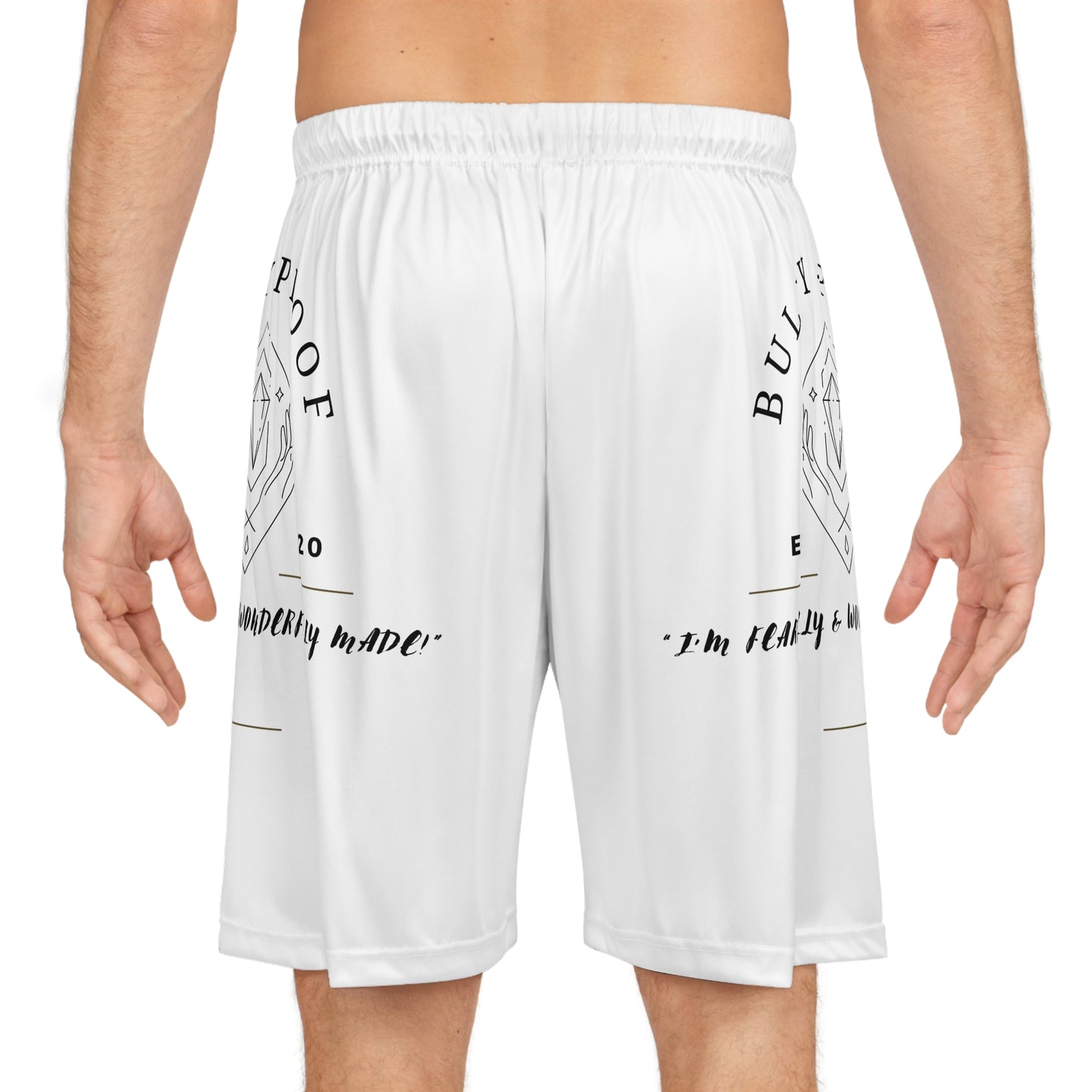 Bully-Proof Logo Basketball Shorts (AOP)