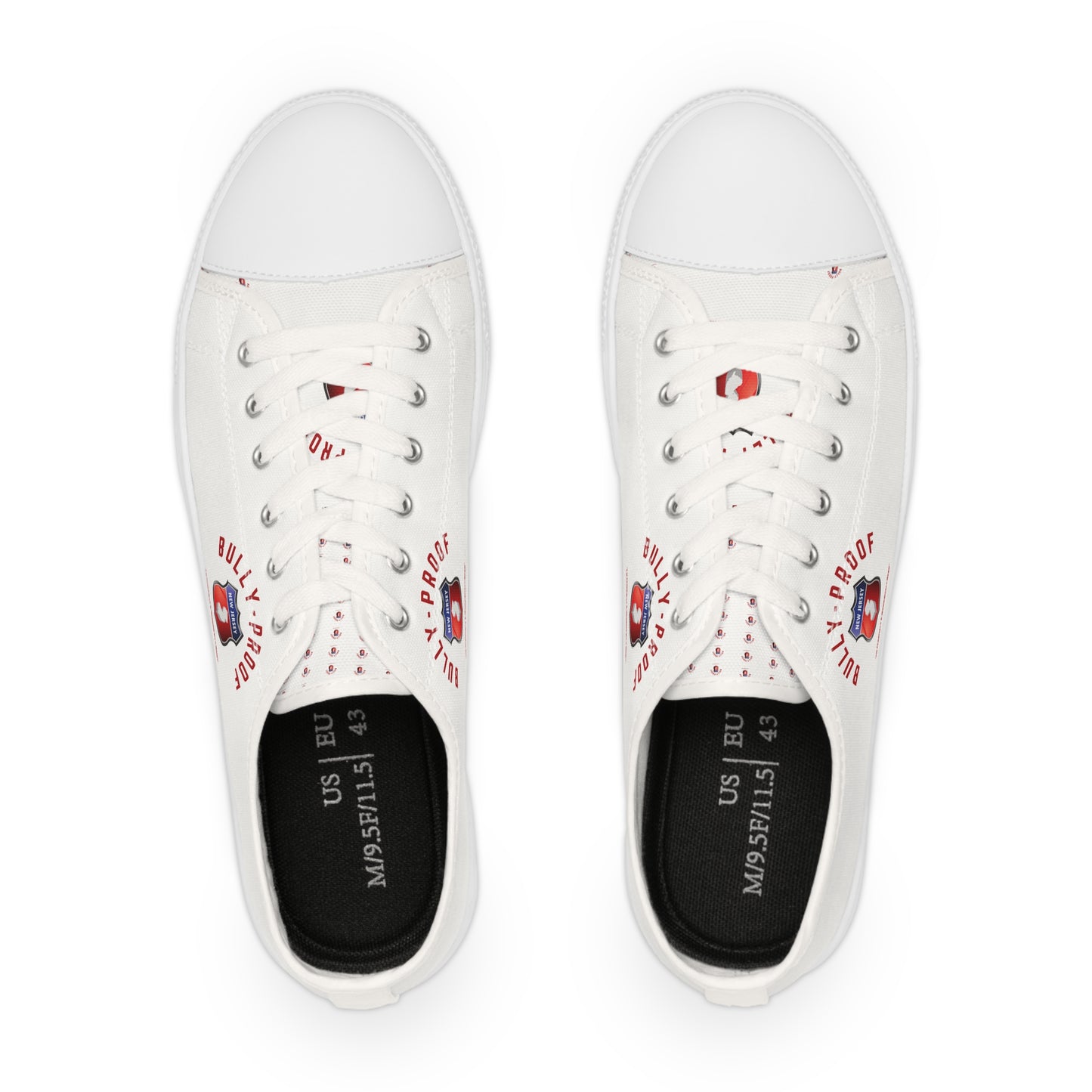 Bully-Proof NJ Men's Low Top Sneakers