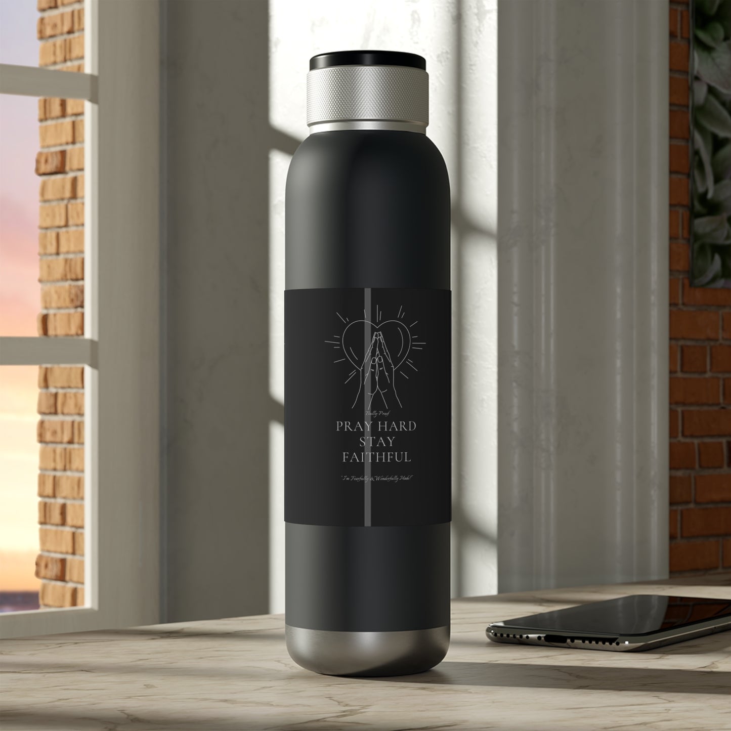 Bully-Proof Soundwave Copper Vacuum Audio Bottle 22oz