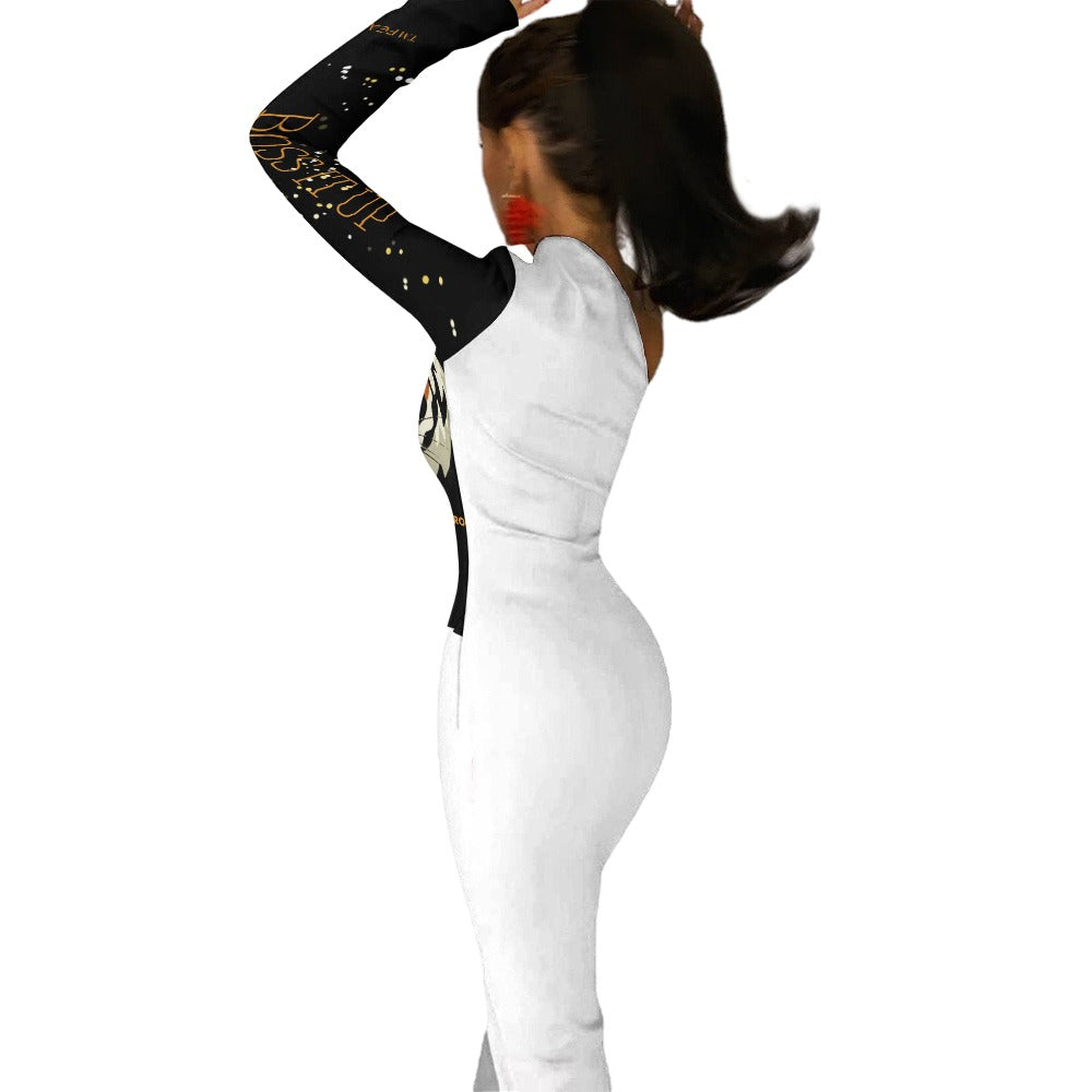 Bully-Proof Half Sleeve Slit Dress