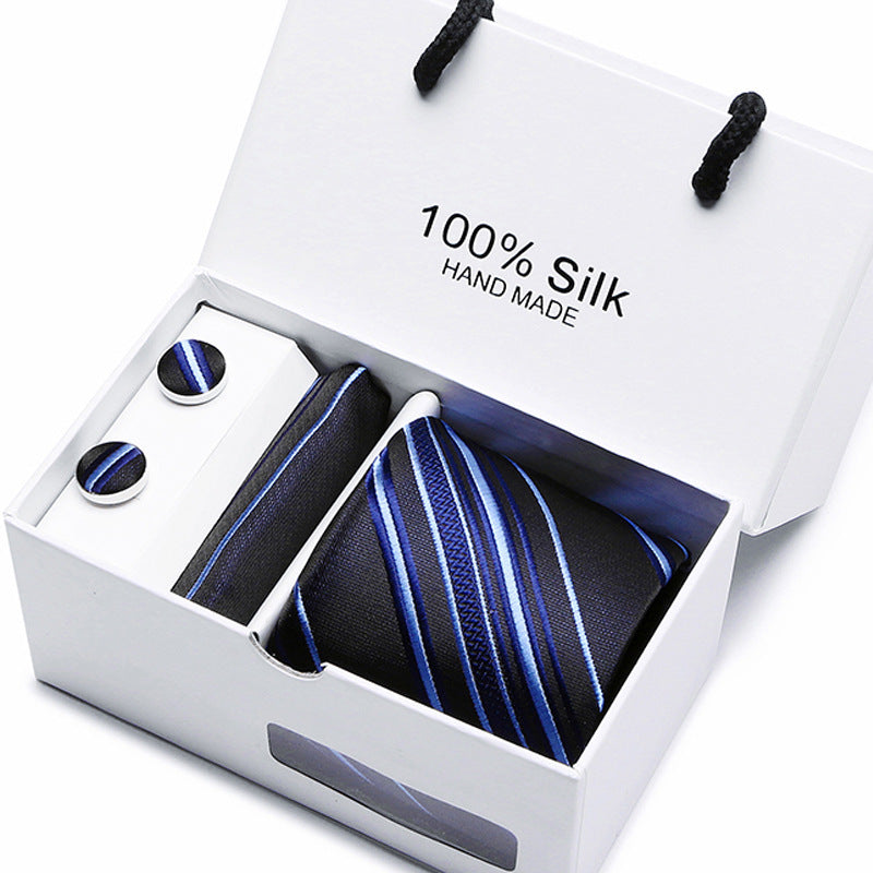 Men's Tie Spot Gift Box 5 Pcs Suit Group Tie Business Formal Wedding Tie