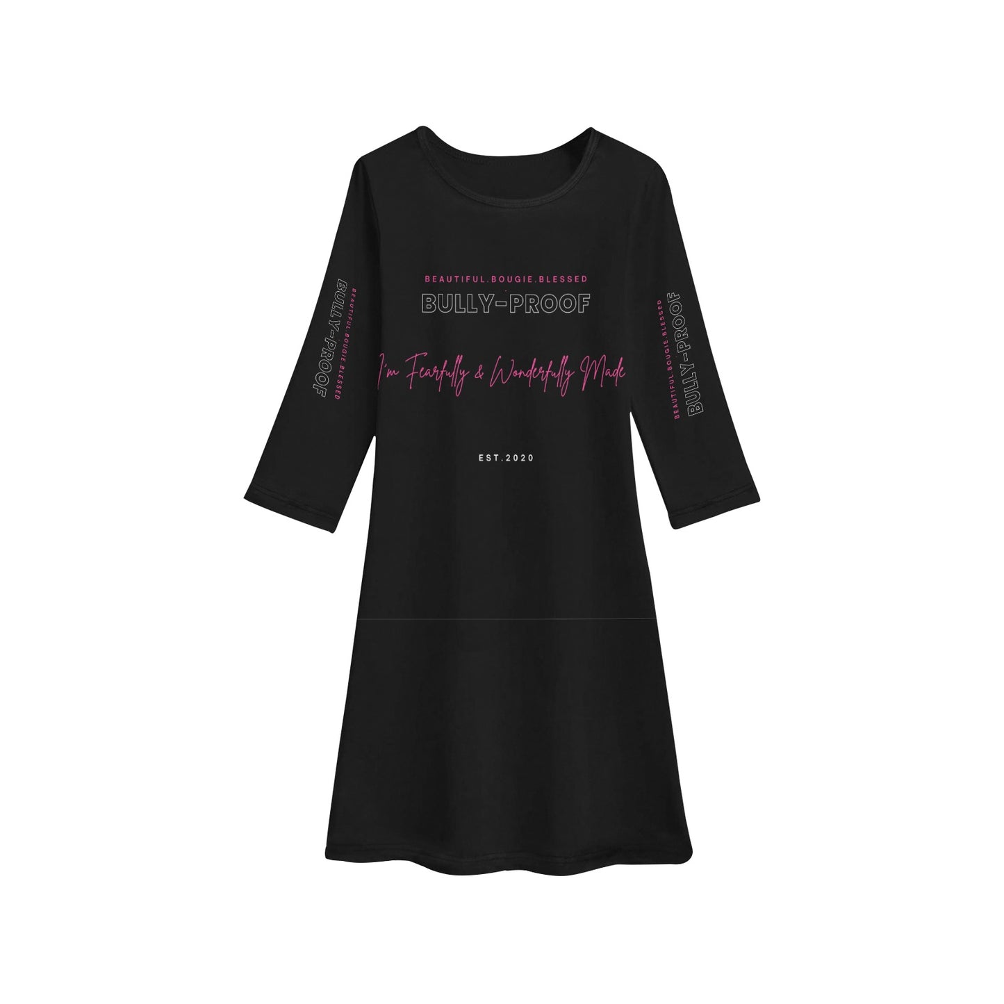 Bully-Proof Girls' Long Sleeve Dress (D59)
