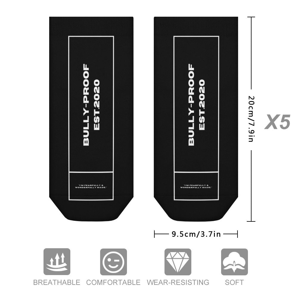 Bully-Proof Comfortable Pattern Socks (5 Pairs Of The Same Picture)