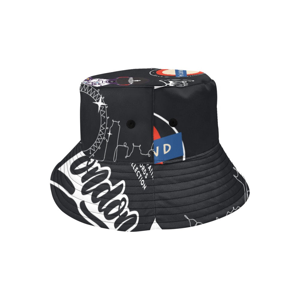 Faith2Faith Records London Men's All Over Print Bucket Hat
