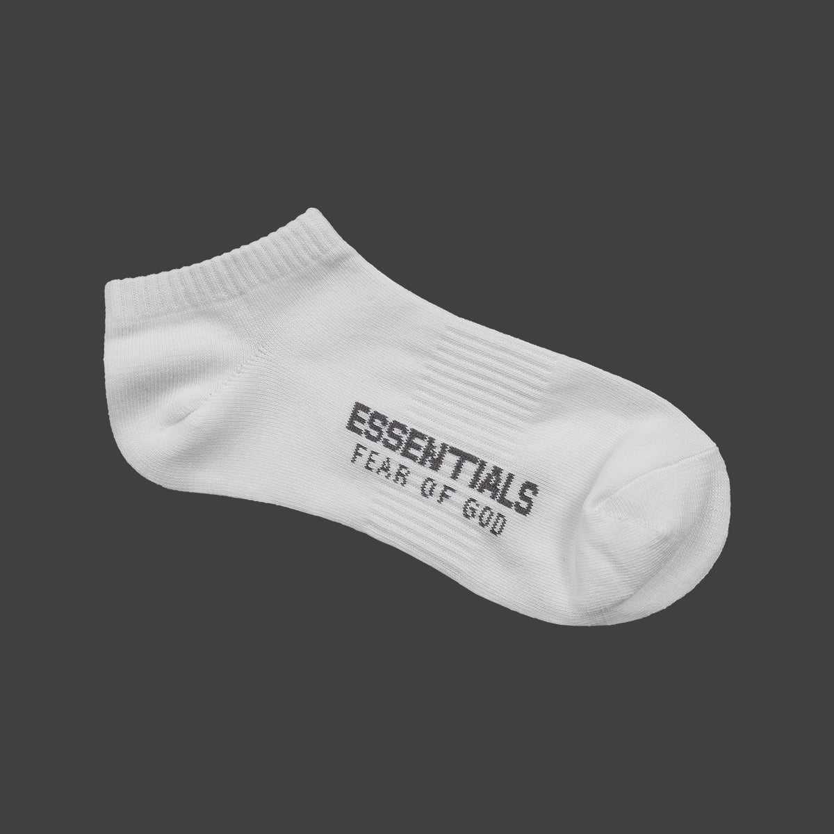 FEAR OF GOD DOUBLE LINE ESSENTIALS Mens and Women's High Street FOG Letter Fashion Brand Sports Socks Boat Socks Versatile