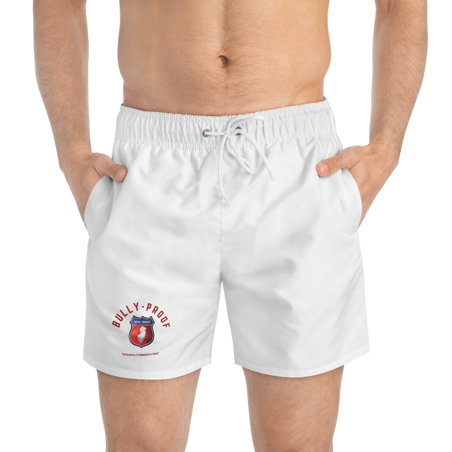 Bully-Proof NJ Swim Trunks (AOP)