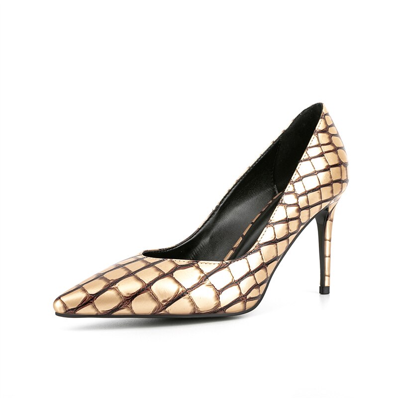 processing time:7-10 days after placing orders--Spring and Summer New Pointy Thin High-heeled Shoes Elegant Sexy Plaid Shallow Mouth Single Shoes Banquet Show Work Shoes