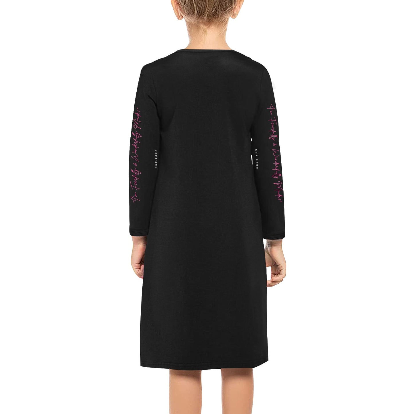 Bully-Proof Girls' Long Sleeve Dress (D59)