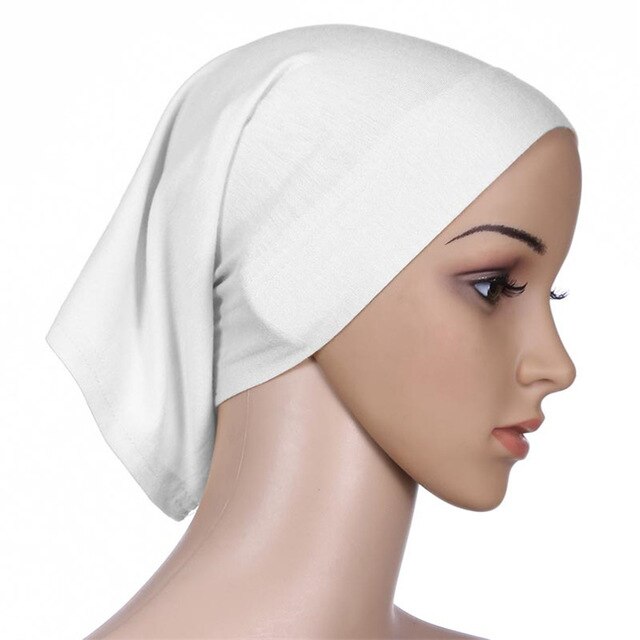 Islamic Muslim Women's Head Scarf Cotton Underscarf Hijab Cover Head Bonnet