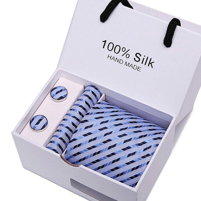 Men's Tie Spot Gift Box 5 Pcs Suit Group Tie Business Formal Wedding Tie
