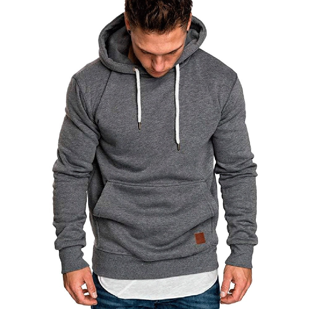 sweatshirt men NEW hoodies brand male long sleeve solid hoodie big size