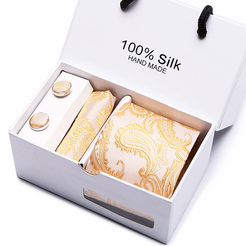 Men's Tie Spot Gift Box 5 Pcs Suit Group Tie Business Formal Wedding Tie