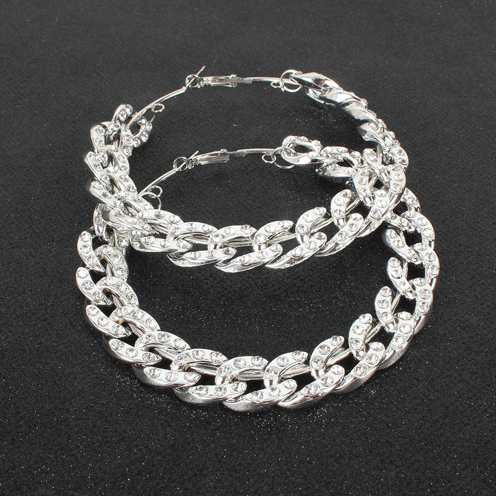 Vintage Style Alloy Hollow Hoop Earrings Hoop Earrings Hoop Earrings For Women